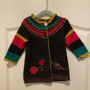 Catimini Paris Size 2 Cardigan Sweater